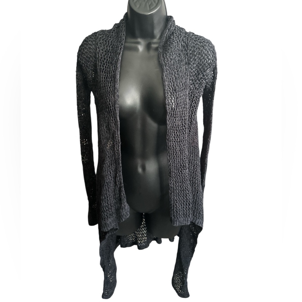 MOSSIMO Navy Blue Open-Front Knit Women’s Cardigan Sweater